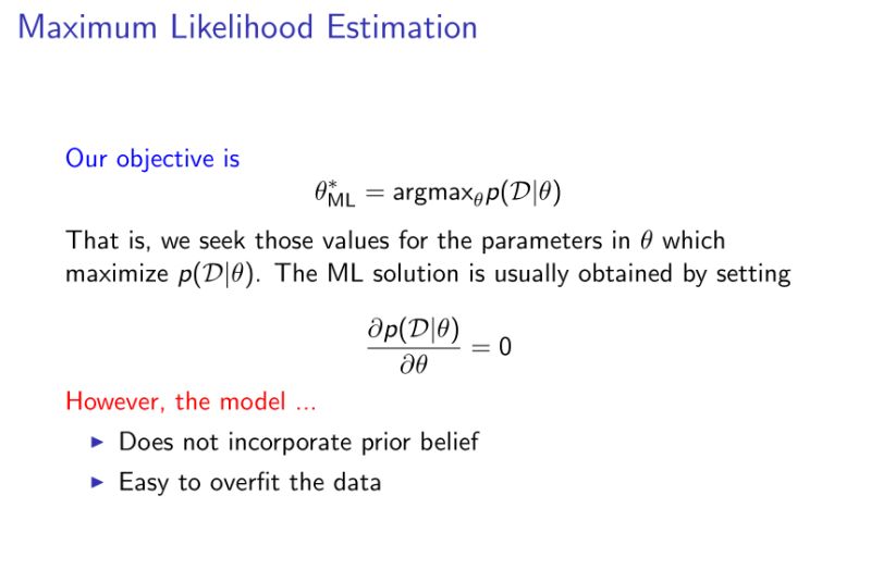 機器學習必知概念：貝葉斯估計、最大似然估計、最大後驗估計